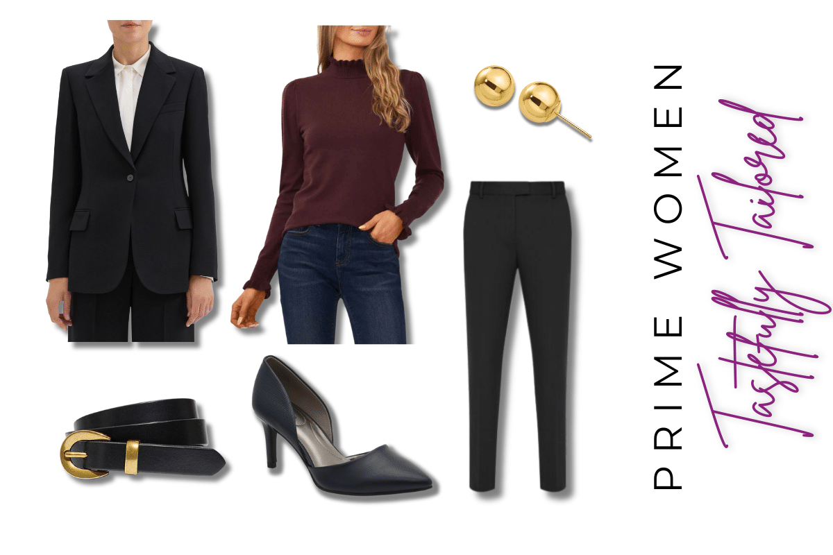 fall outfit black blazer