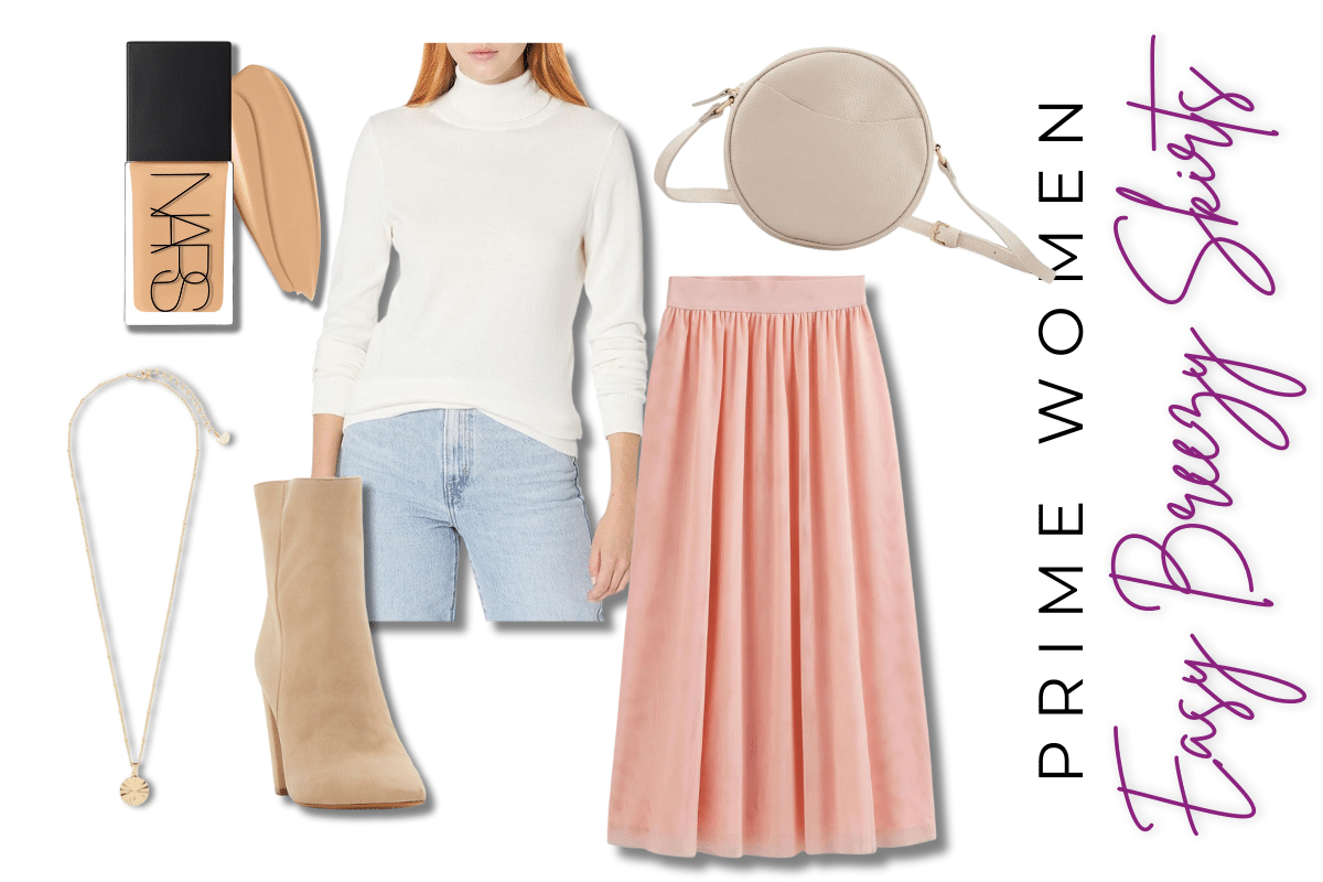 fall outfit pink skirt