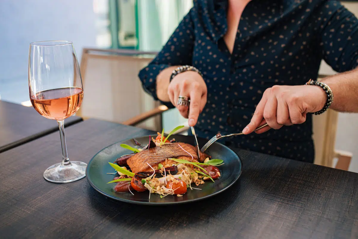 fish and cancer eating salmon