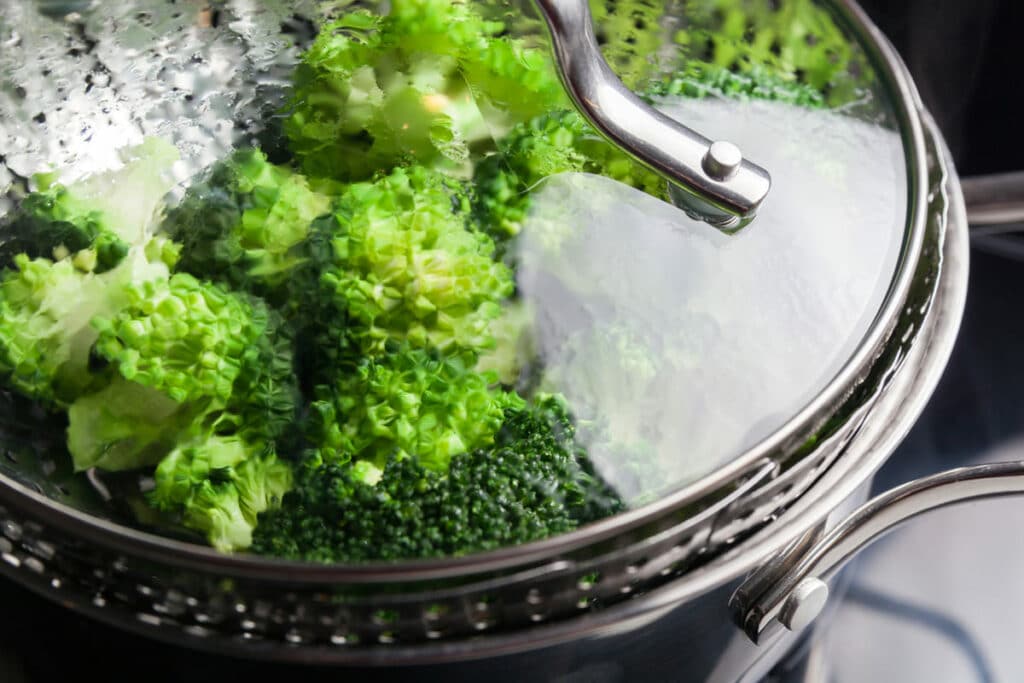 steamed broccoli