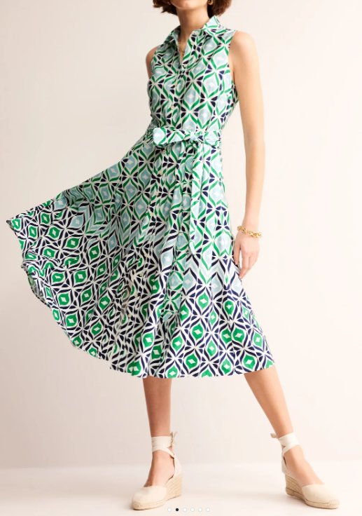 Boden Amy Sleeveless Shirt Dress (4 colors) $185