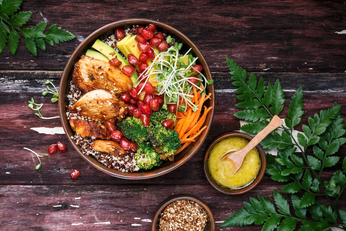 Chicken protein bowl