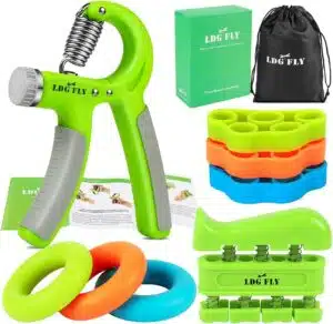 Hand Grip Strengthener Kit with Finger Exerciser