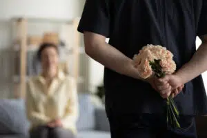 Beware of love bombing older couple