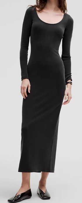 Lululemon Drapey Softstreme Long-Sleeve Maxi Dress (2 colors) $148