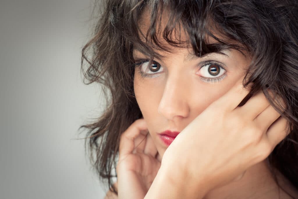 Short Curly Hair with Bangs