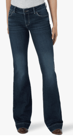 Wrangler Retro Mae Mid Rise Wide Leg Trouser Jean (3 colors) 61+ (was 70)
