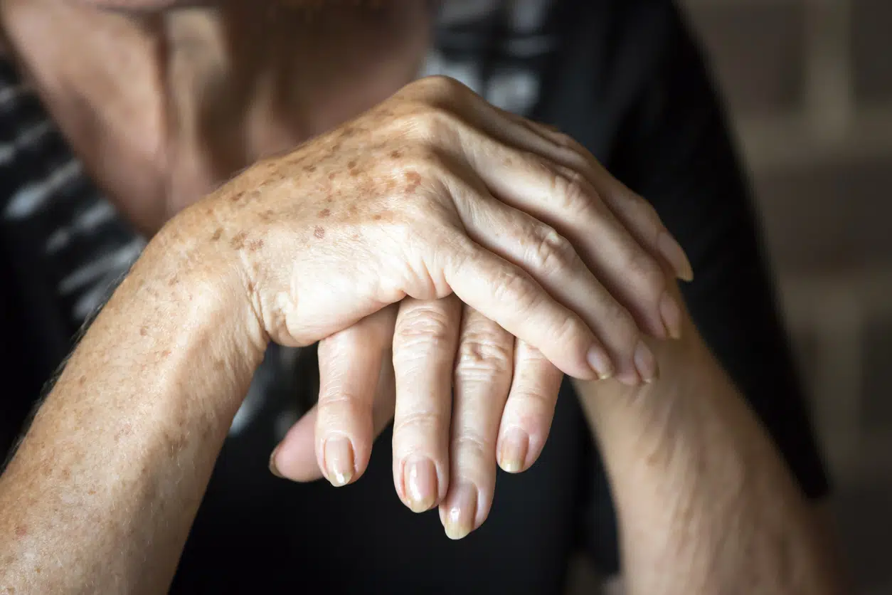 Older woman's hands