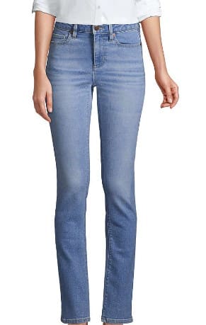 Recover Mid Rise Straight Leg Blue Jeans