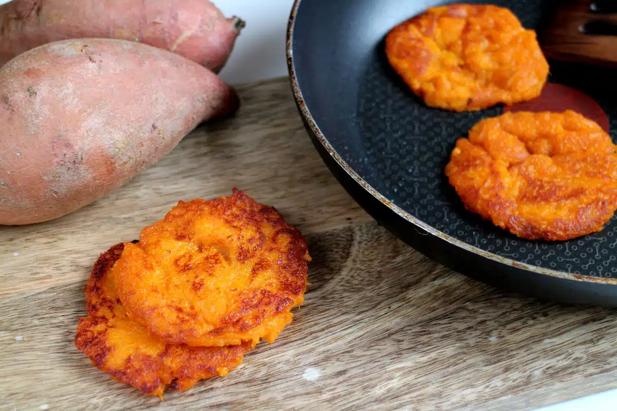 Sweet potato pancake
