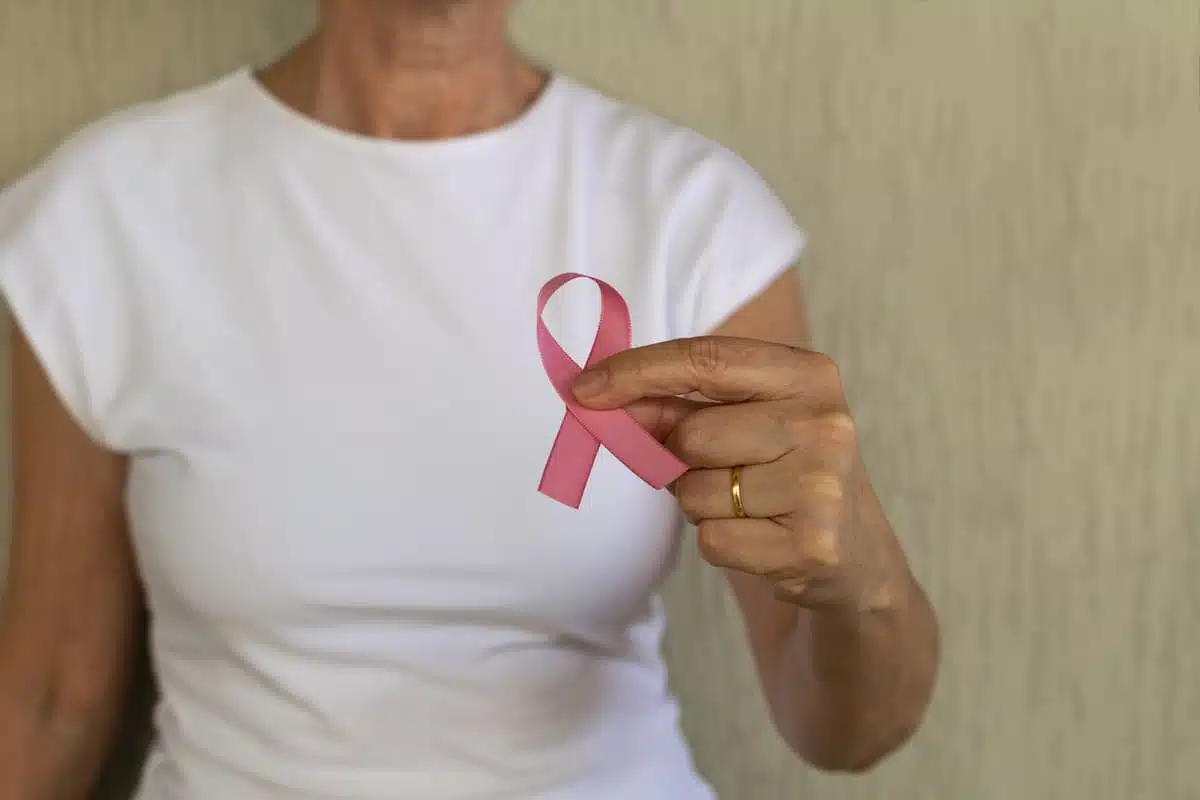 Symptoms of breast cancer feature