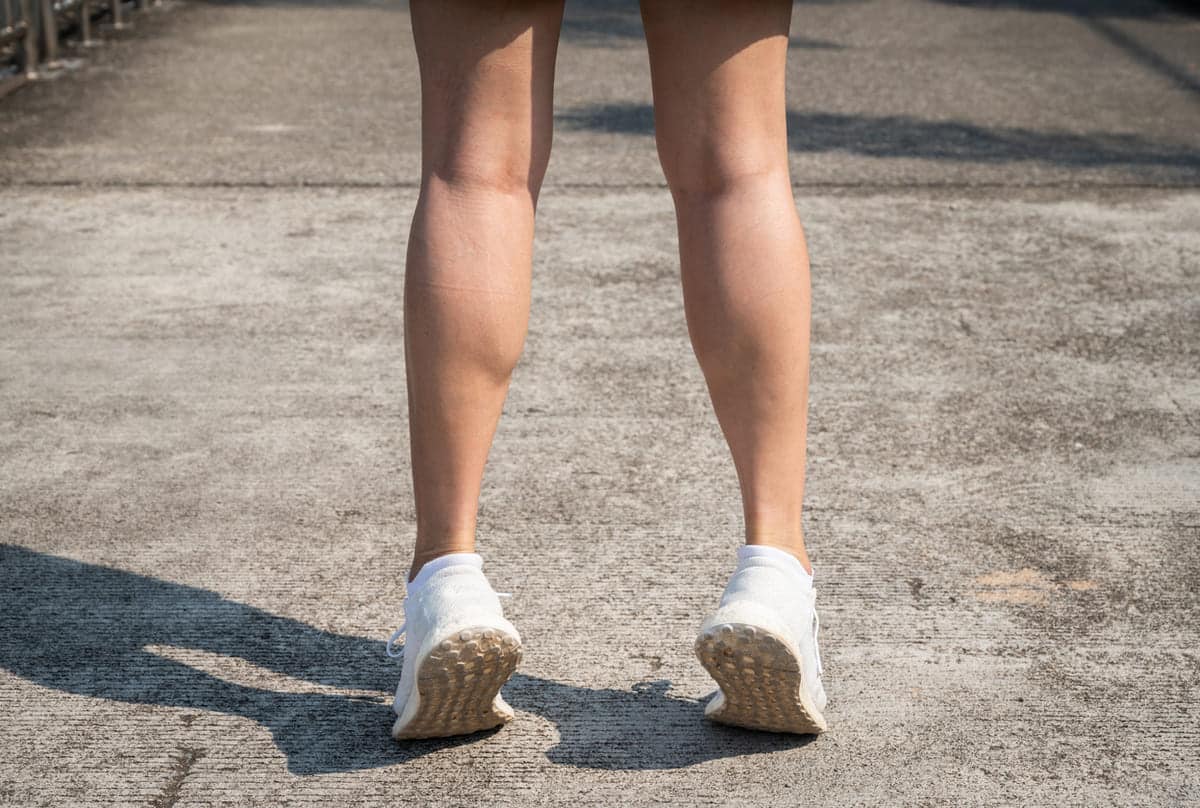 Toe flexion, standing on tippy toes
