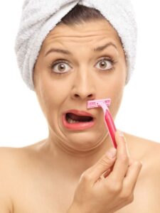 Facial hair feature funny