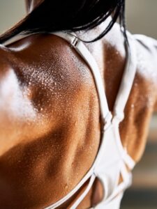 Woman with a great back