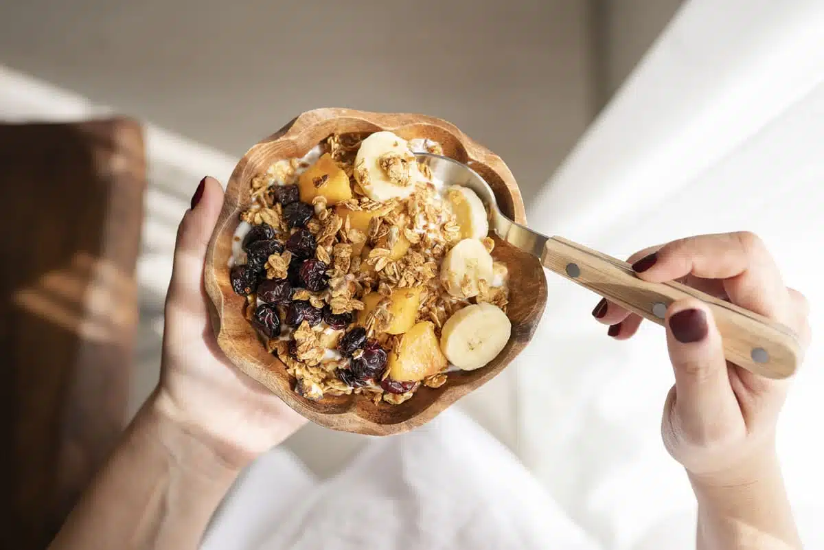 liver cleanse granola and banana