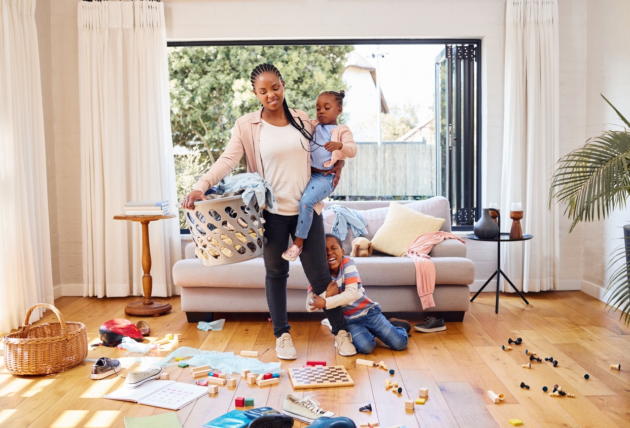 Messy house