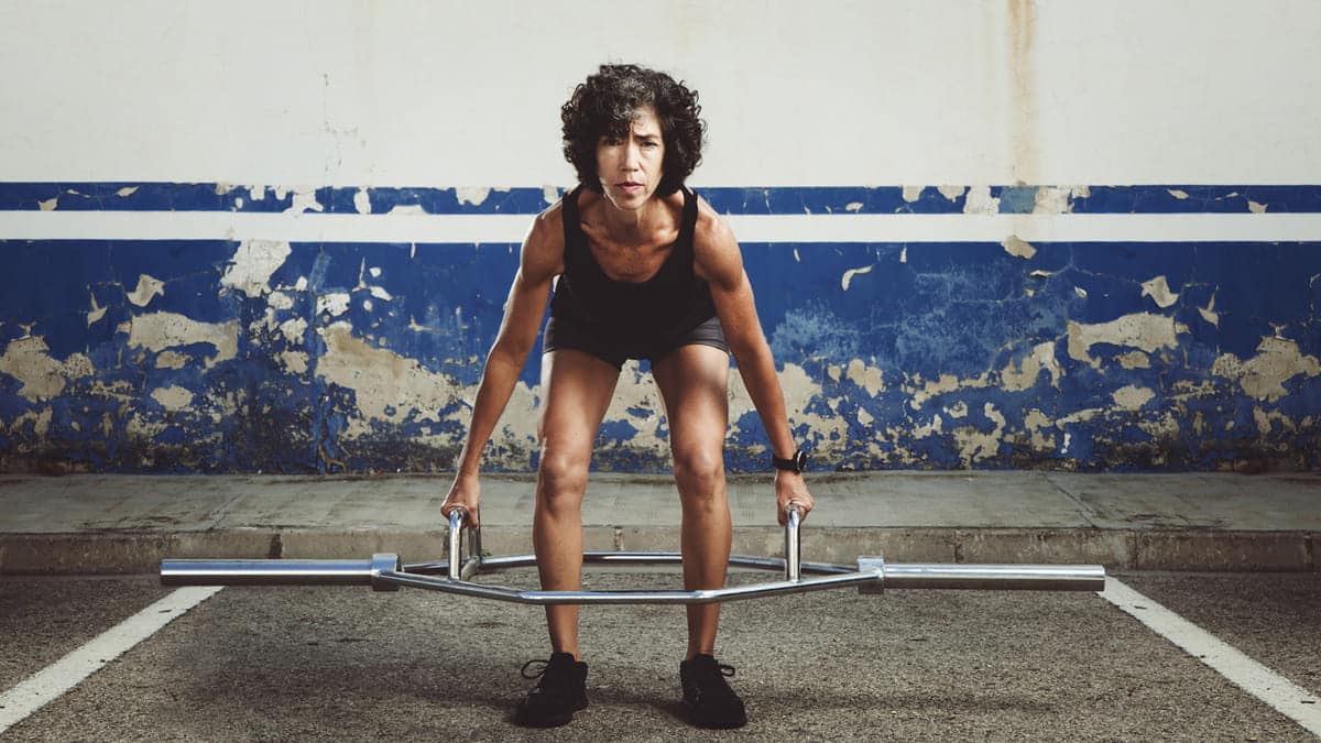 muscular woman