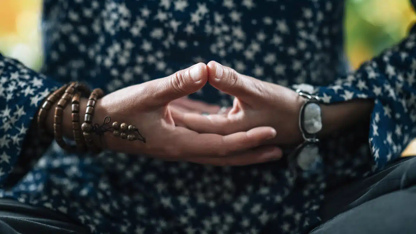 Sacral Chakra; Dhyana Mudra, used in Meditation for Self-Healing and Improving Concentration.