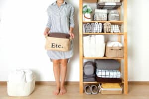 Marie kondo feature to use; decluttering; home organization