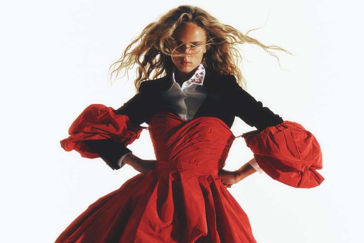 Red Dress Cropped