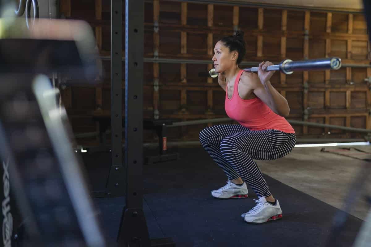 Squat with barbell