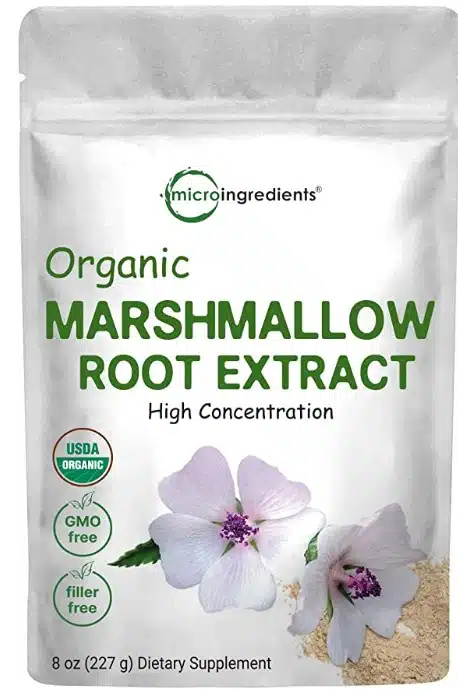 USDA Raw Organic Marshmallow Root Tea Powder