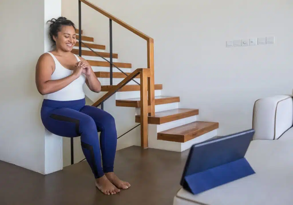Wall squat