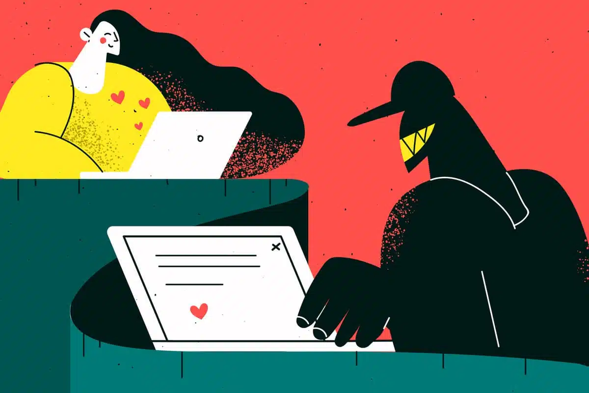 catfishing cartoon image