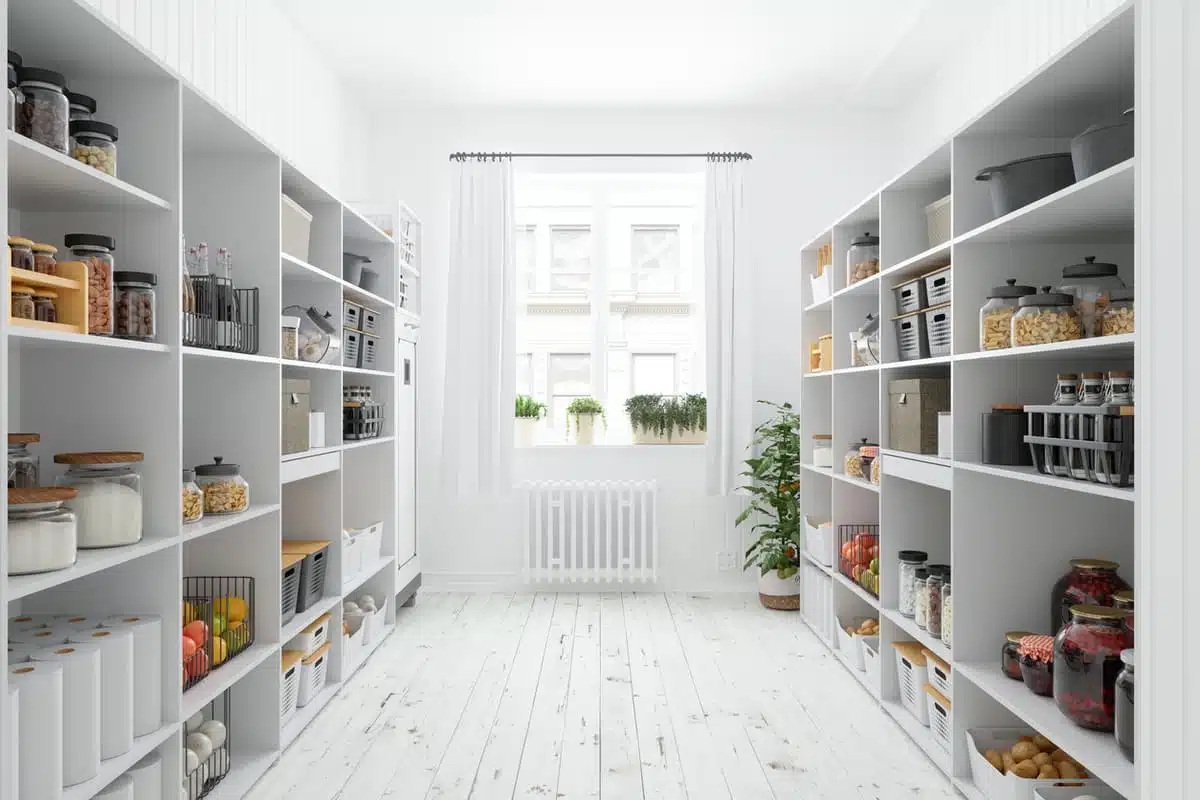 organized kitchen pantry