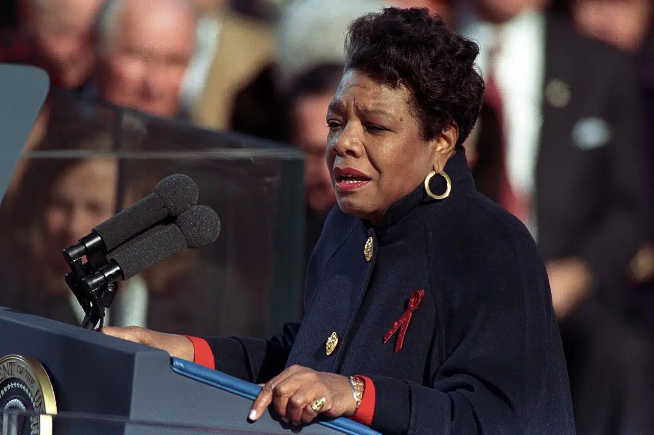 Maya Angelou at Clinton inauguration