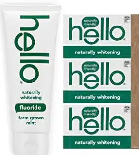 Hello Naturally Whitening Fluoride Toothpaste
