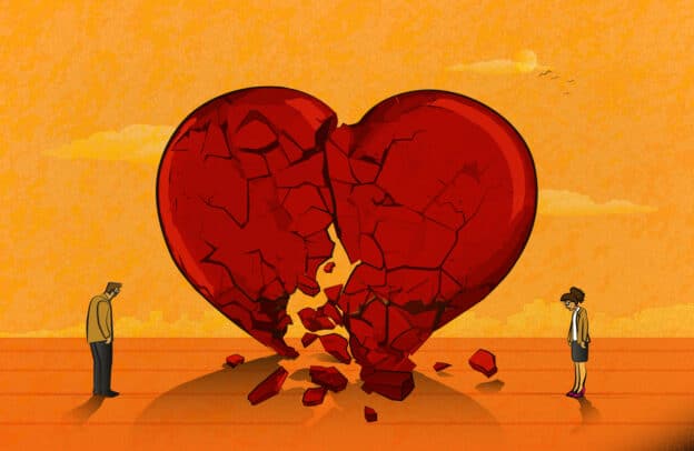 Broken heart, infidelity, cheating