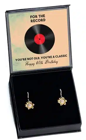 60th Birthday Earrings