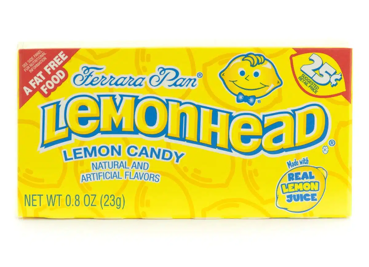Box of lemonheads