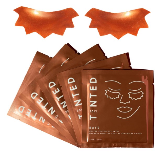 Live Tinted Rays Copper Peptide Eye Mask, $20.90