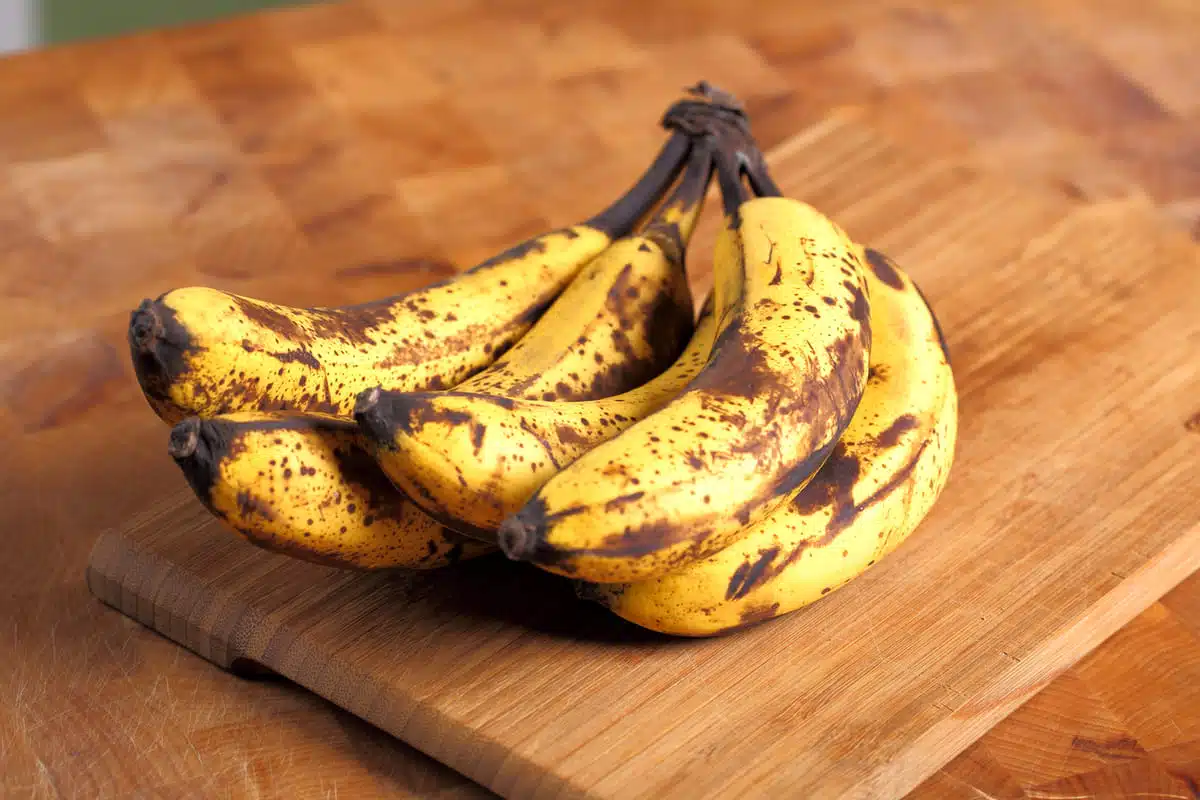 Overripe bananas