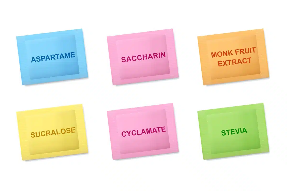 Sugar substitute packets