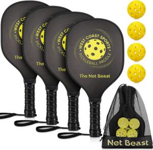 Net Beast Wood Pickleball Paddles