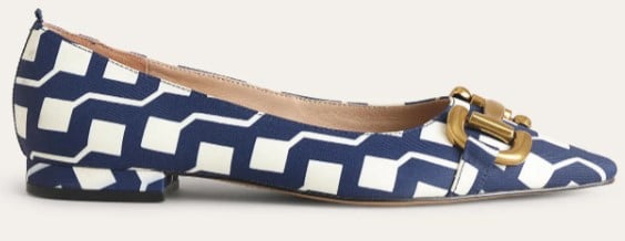 Snaffle Pointed Ballet Flats