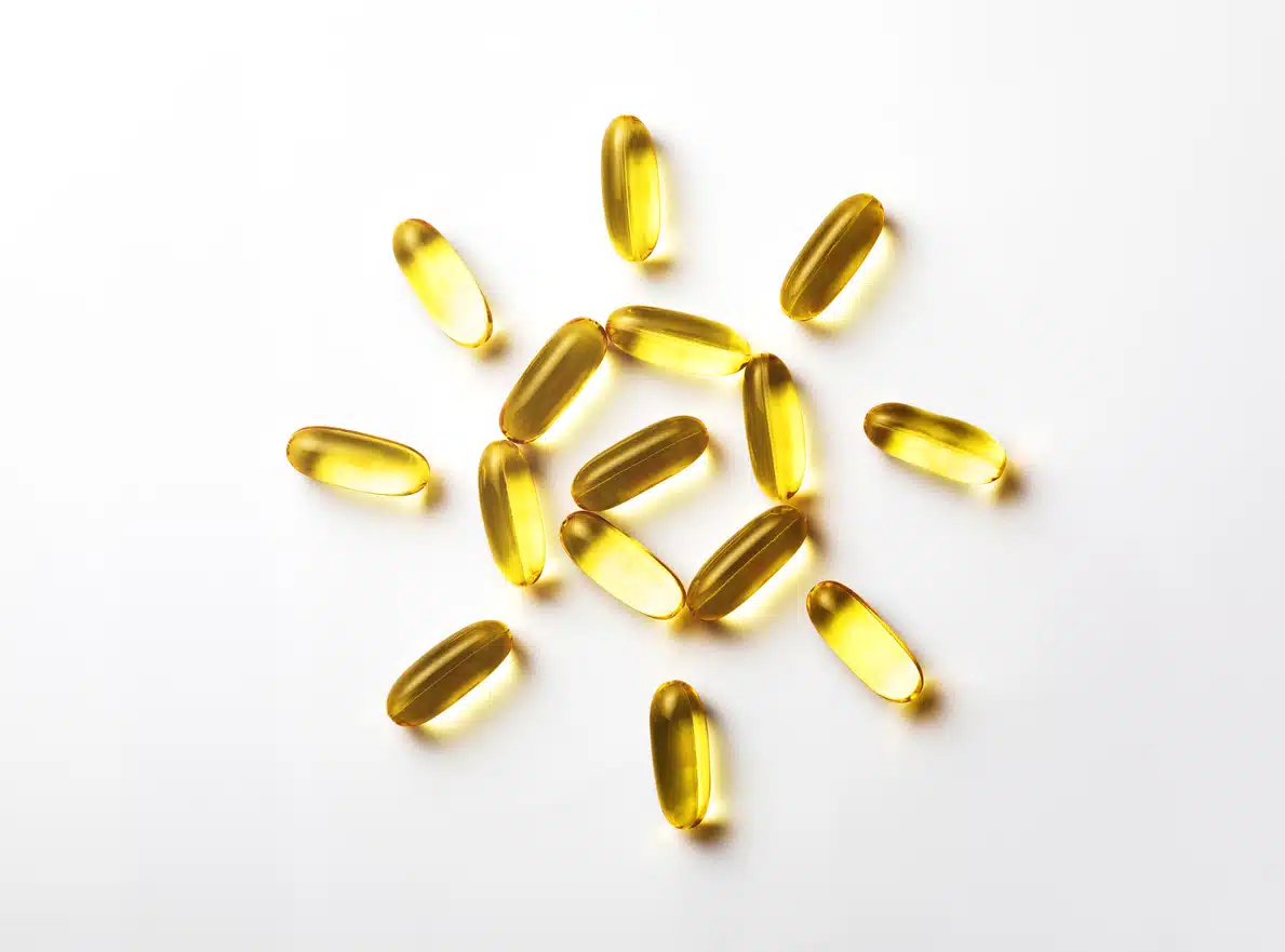 Vitamin D symbol sun icon