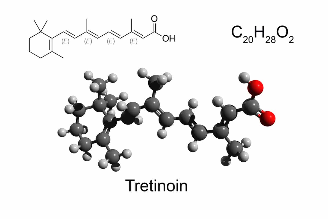 Tretinoin, also known as all-trans retinoic acid (ATRA), is medication used for the treatment of acne and acute promyelocytic leukemia.