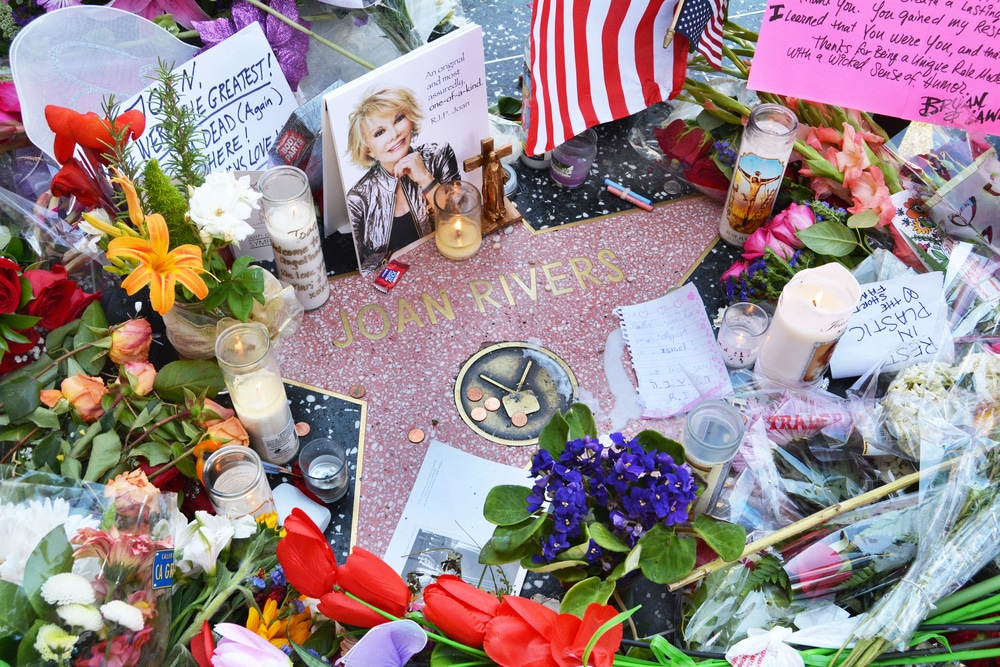 Hollywood,,Ca,September,6,,2014:,Joan,Rivers',Star,On,The