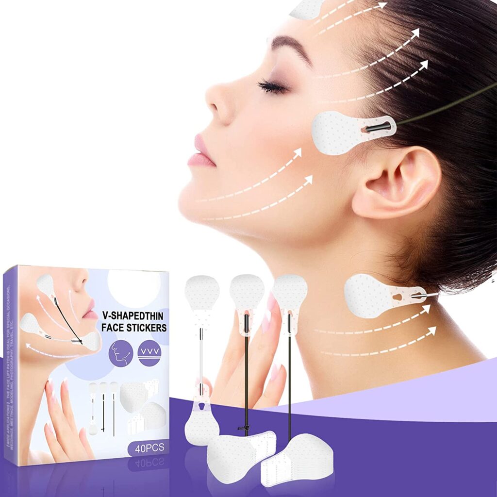 40Pcs Ultra-thin Invisible Face Tape
