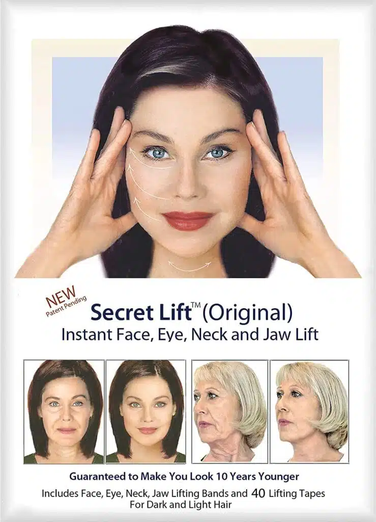 CosmeSearch, Inc. 40 Piece Instant Face, Neck and Eye Lift Kit Lifting Tapes and Bands