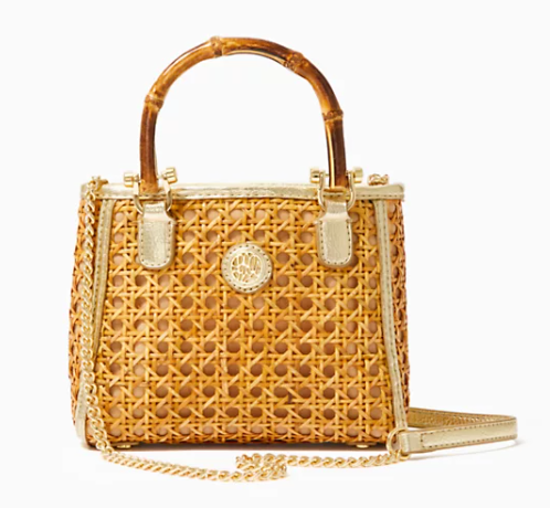 Lilly Pulitzer Adrian Cane Mini Bag