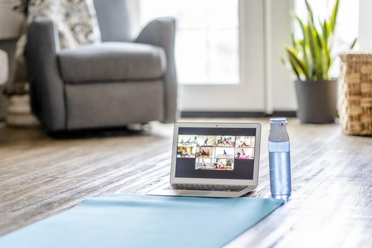 Pilates workout video