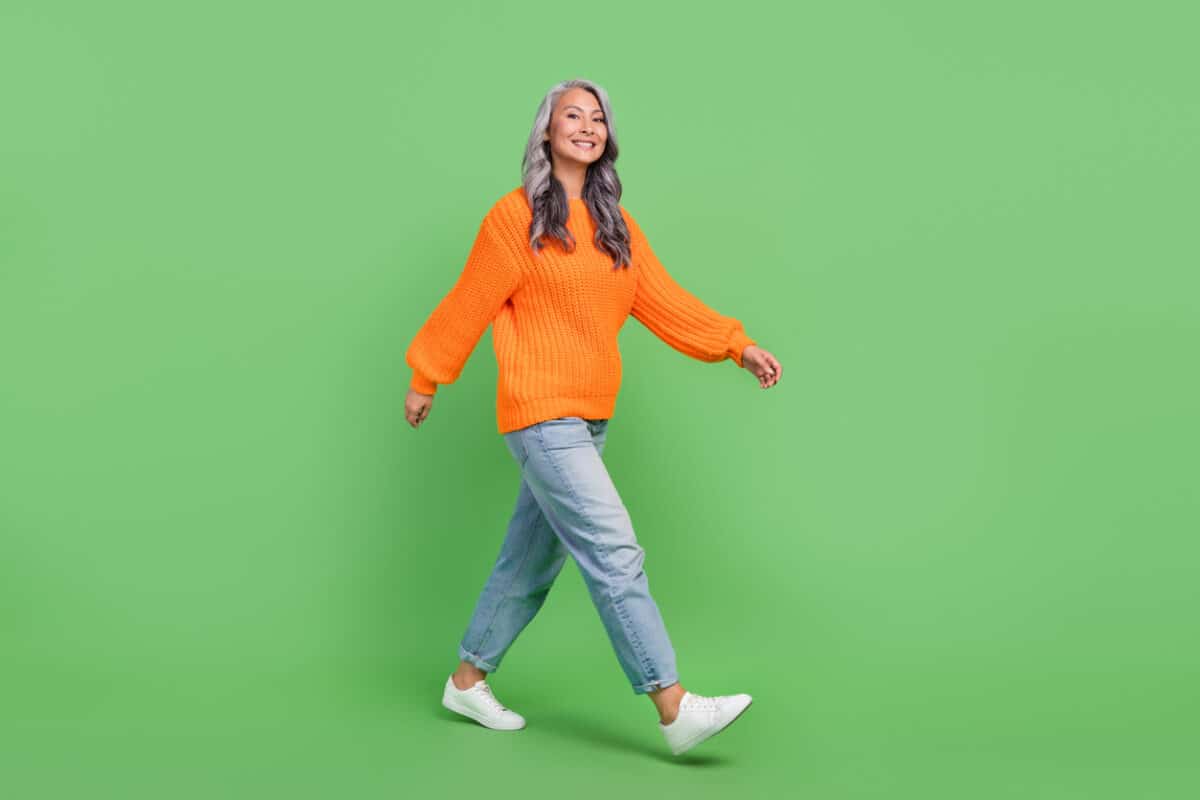 Healthy woman, woman walking