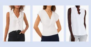 white blouses feature