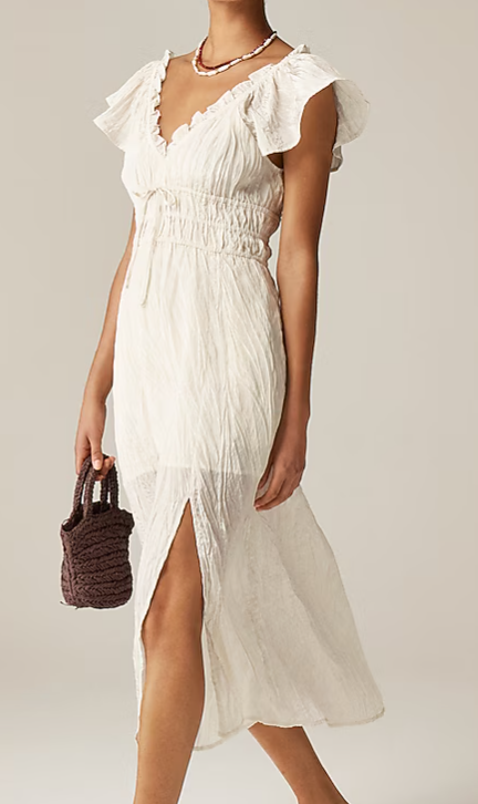 J.Crew Palermo dress in viscose-blend crinkle (4 colors) $158-$168 (30% off with code SHOPNOW)