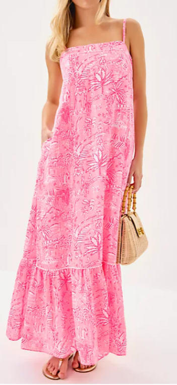 Lilly Pulitzer Rozalie Linen Maxi Dress $248